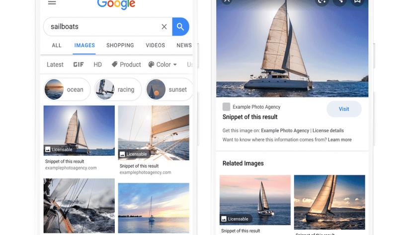 Информация о лицензиях на изображения Информация о лицензиях на изображения заметной в Google Картинках | Студия «WEBLUX»
